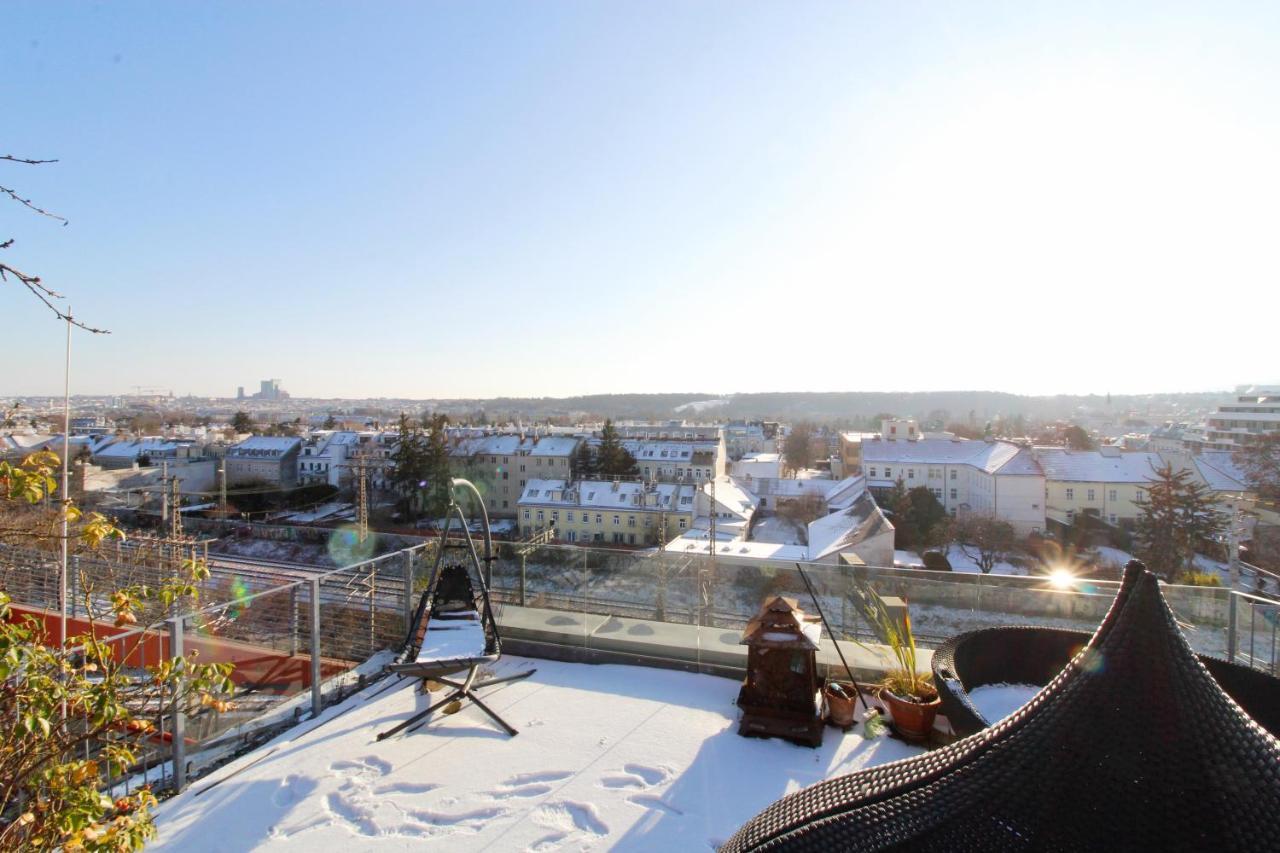 Rooftop Garden Loft 360 View Over Wiedeń